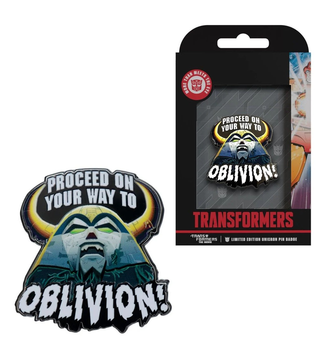TRANSFOMERS THE MOVIE - 40th Anniversary - Limited Edition Pin's