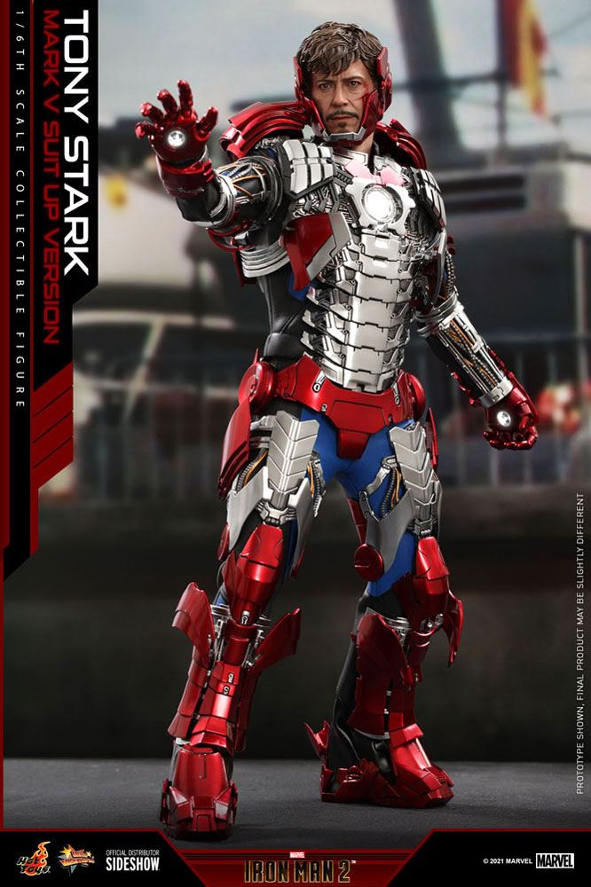 MARVEL - Tony Stark (Mark V Suit Up) - Action Figure 31cm