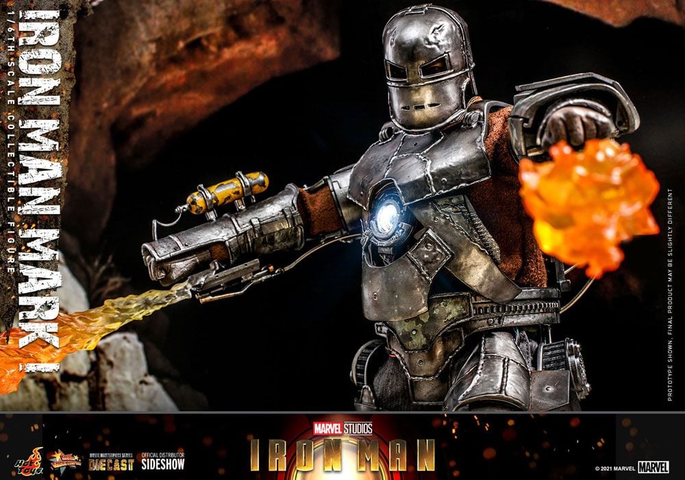 MARVEL - Iron Man Mark I - Statuette articulée Movie Masterpiece 30cm