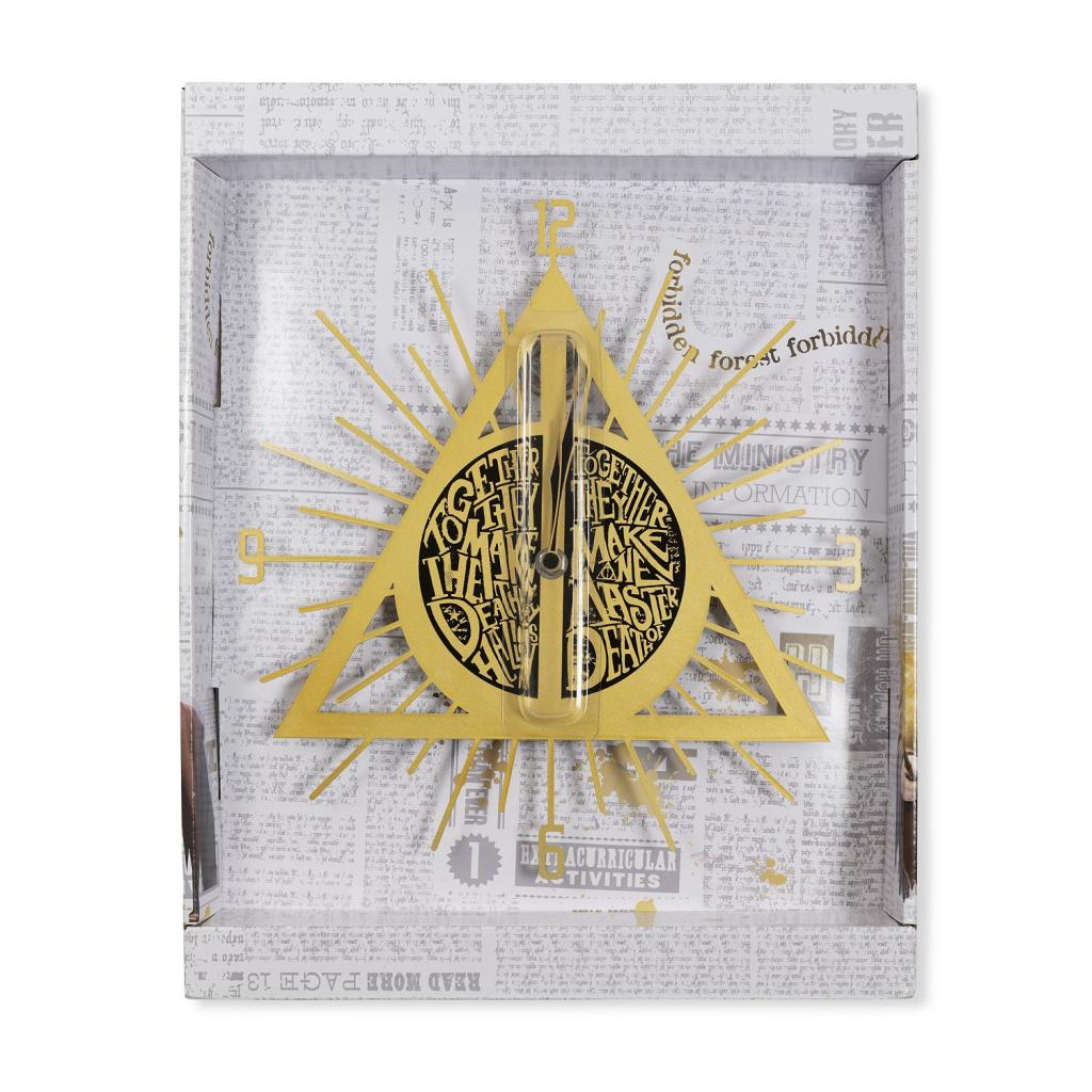 HARRY POTTER - Deathly Hallows - Metal Wall Clock