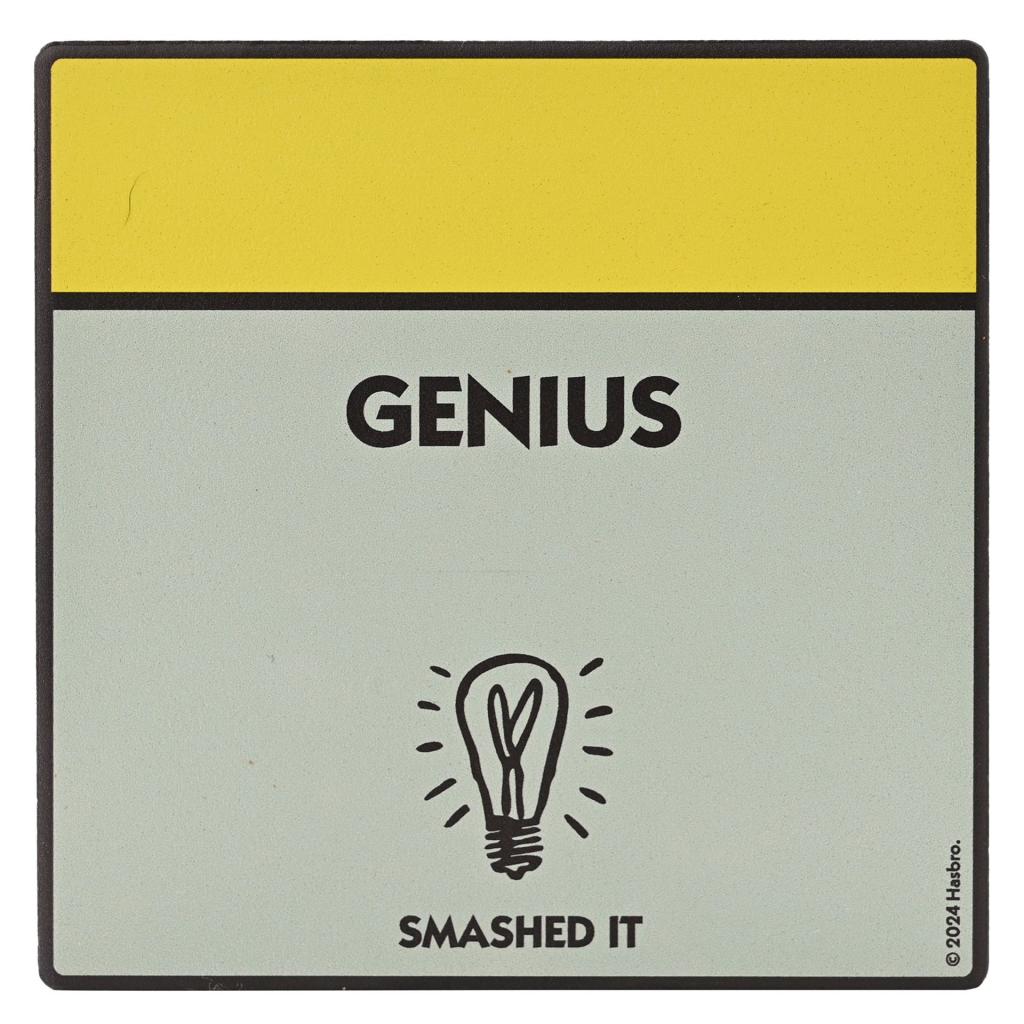 MONOPOLY - Genius - Ceramic Square Coaster