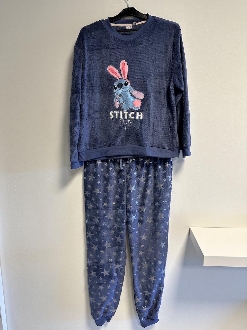 DISNEY- Winter Pyjama Long Stitch Style Blue (XL)