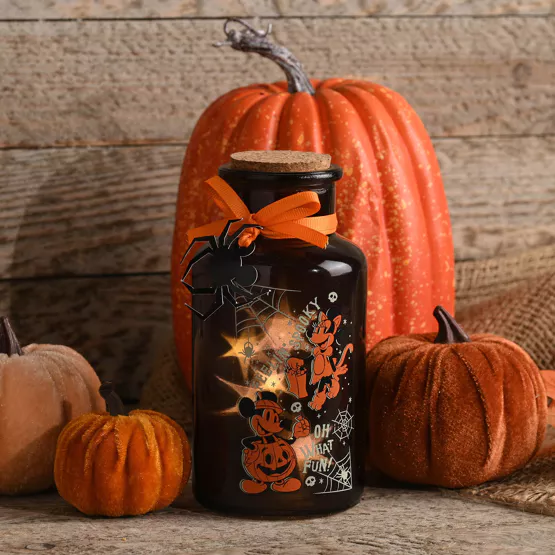 MICKEY & MINNIE - Halloween - Lantern Lumineuse - 17 cm