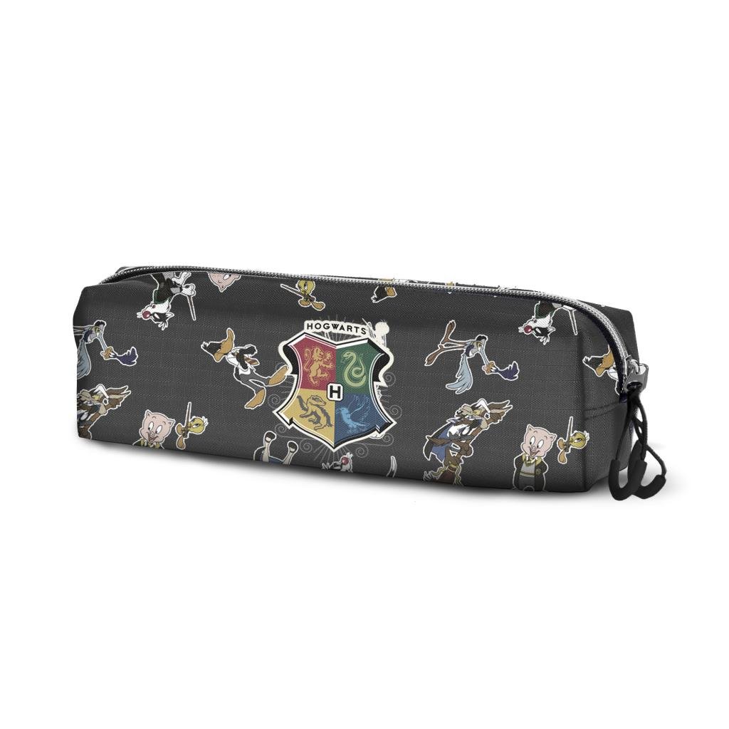 LOONEY TUNES To Hogwarts - Square Pencil Case '21x7x5.5cm'