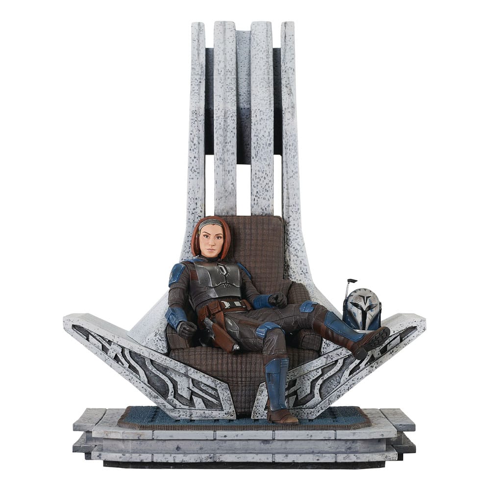 THE MANDALORIAN - Bo-Katan on Throne - Statue Premier Collection 35cm