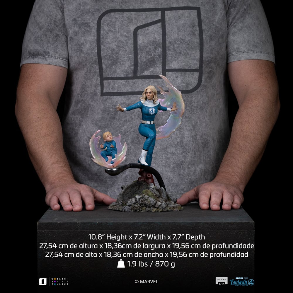FANTASTIC FOUR 2025 - Invisible Woman - Statue Art Scale 1/10 27cm