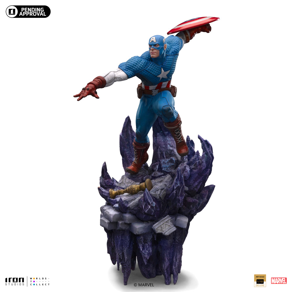 MARVEL - Captain America - Statue Art Scale Deluxe 1/10 34cm