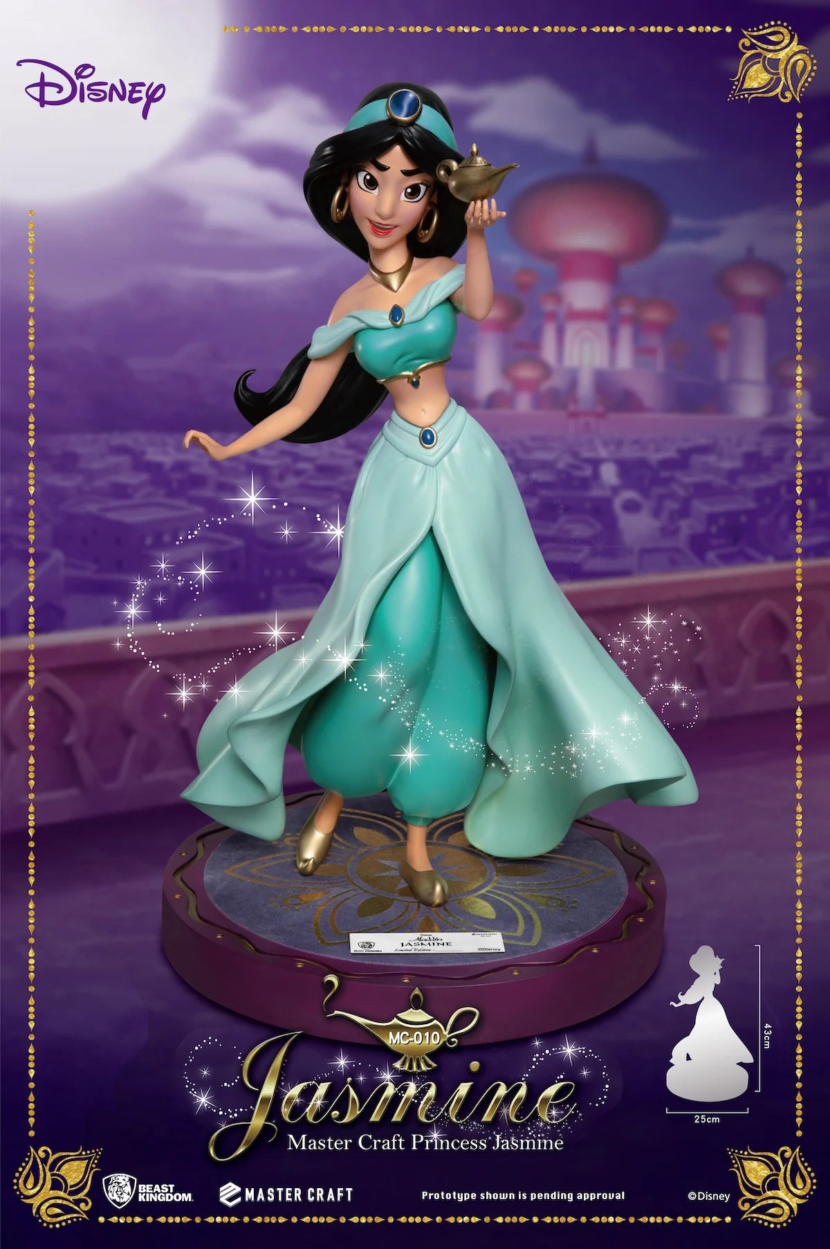 DISNEY ALADDIN - Jasmine - Statue Master Craft 43cm