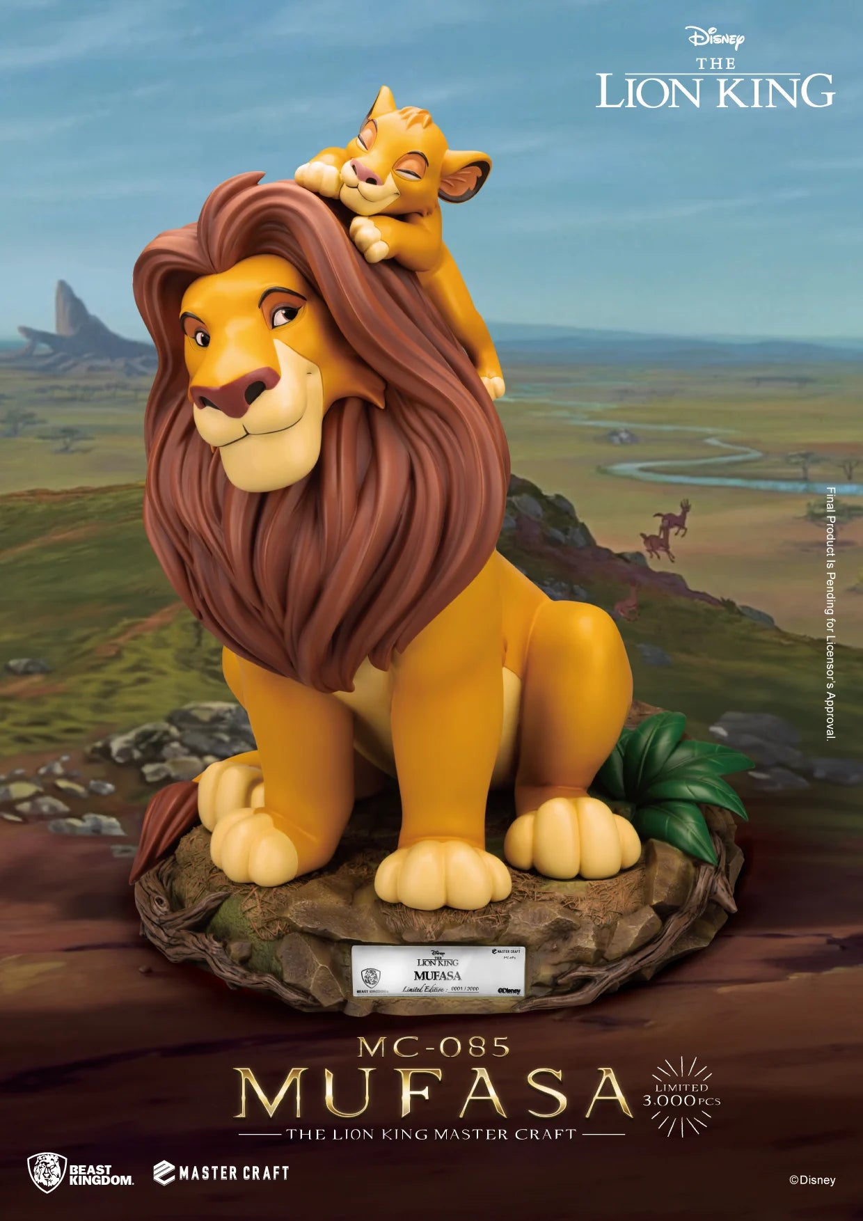 THE LION KING - Mufasa - Statue Master Craft 35.6cm