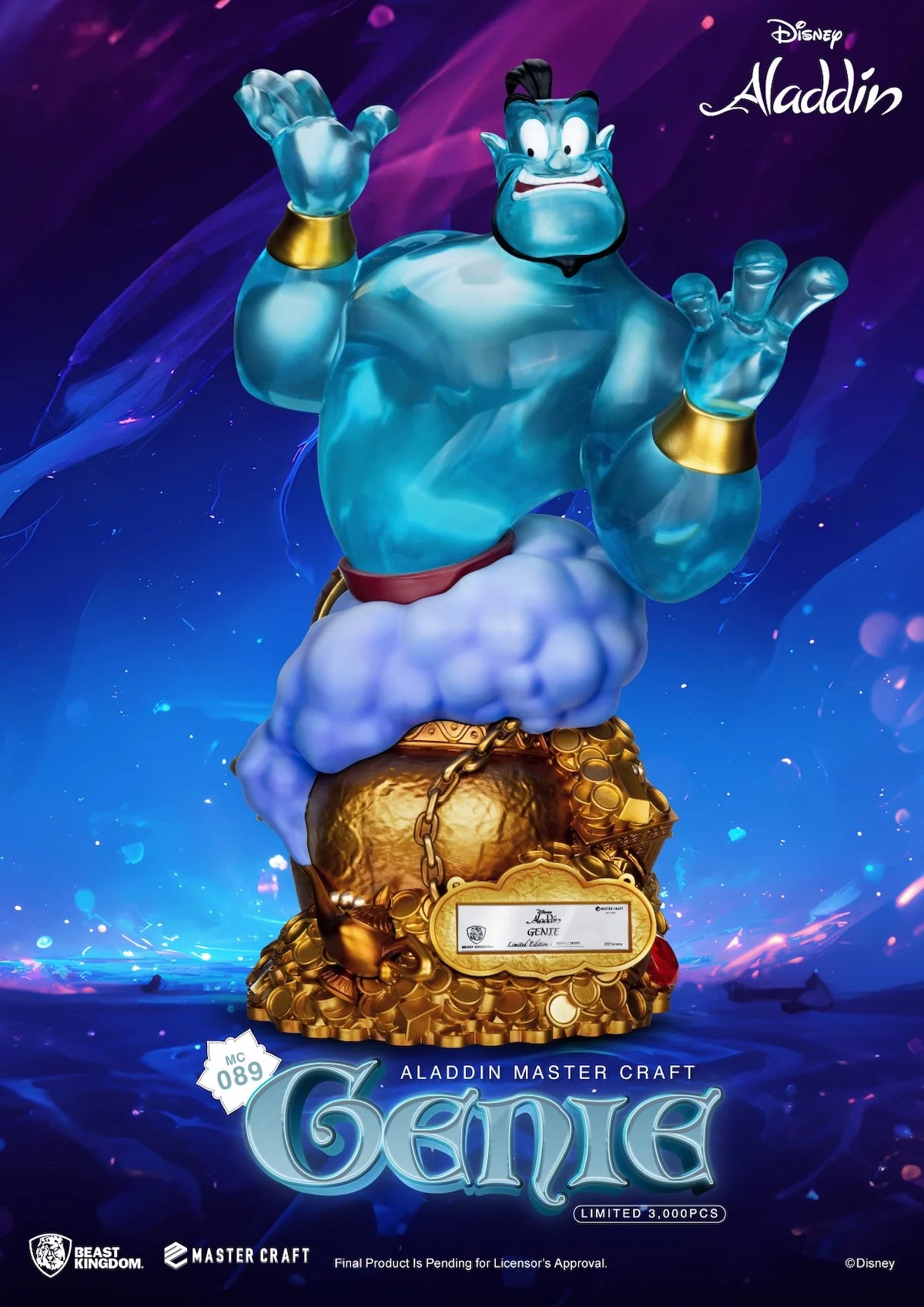 DISNEY ALADDIN - Genie - Statue Master Craft 42cm