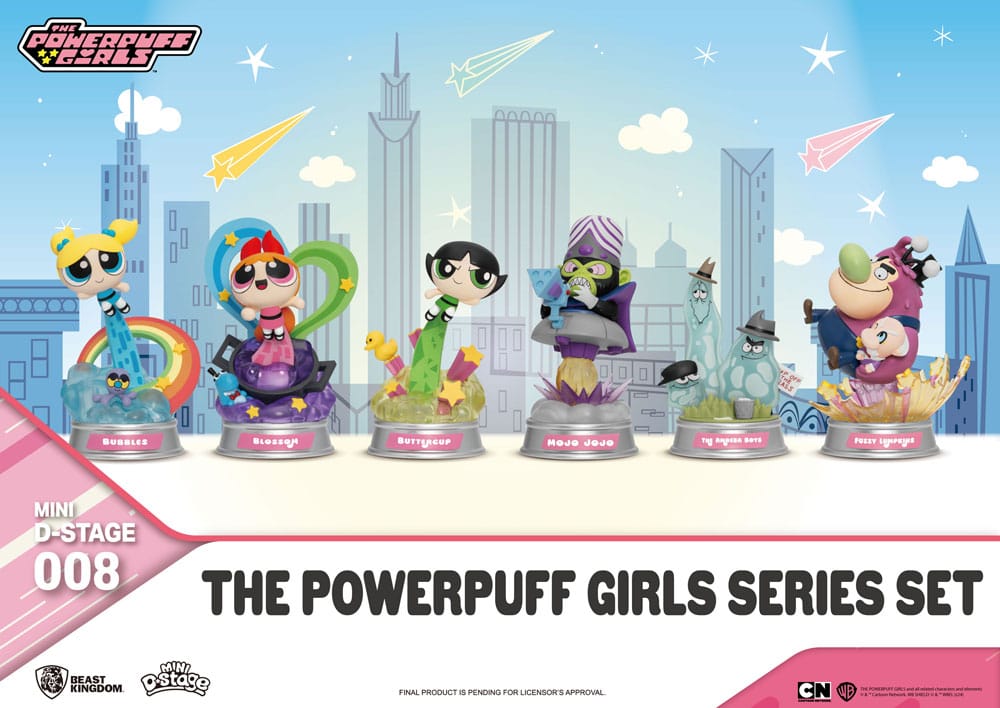 THE POWERPUFF GIRLS - Figure Mini Diorama 12cm assortment x6