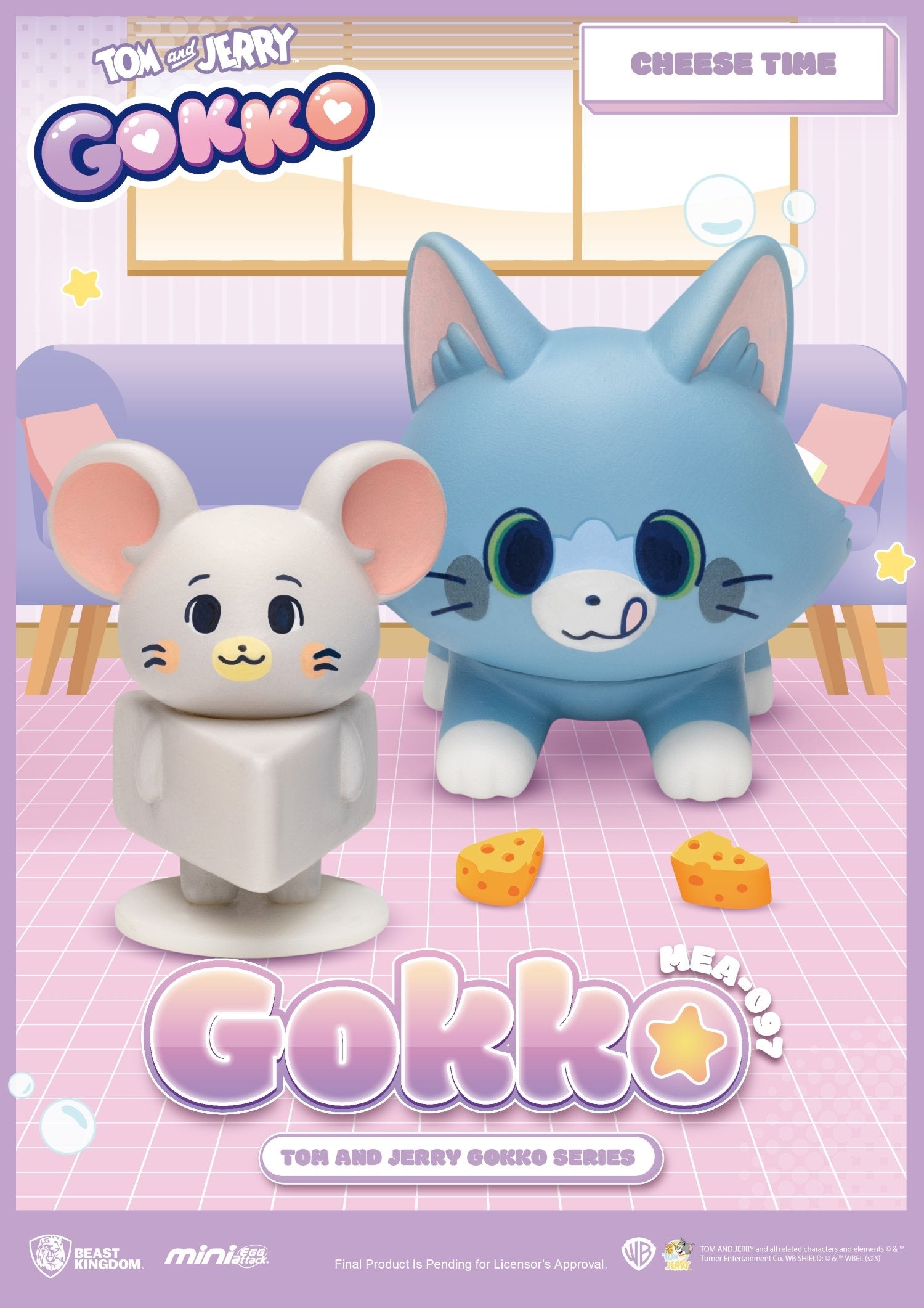 TOM & JERRY - Gokko series - Set 6 Figurine Blind Box 5cm
