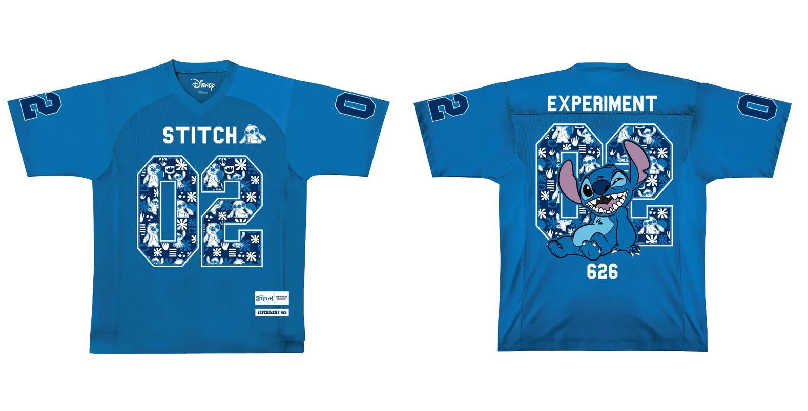 DISNEY - Stitch - T-Shirt Sports US Replica unisex (L)