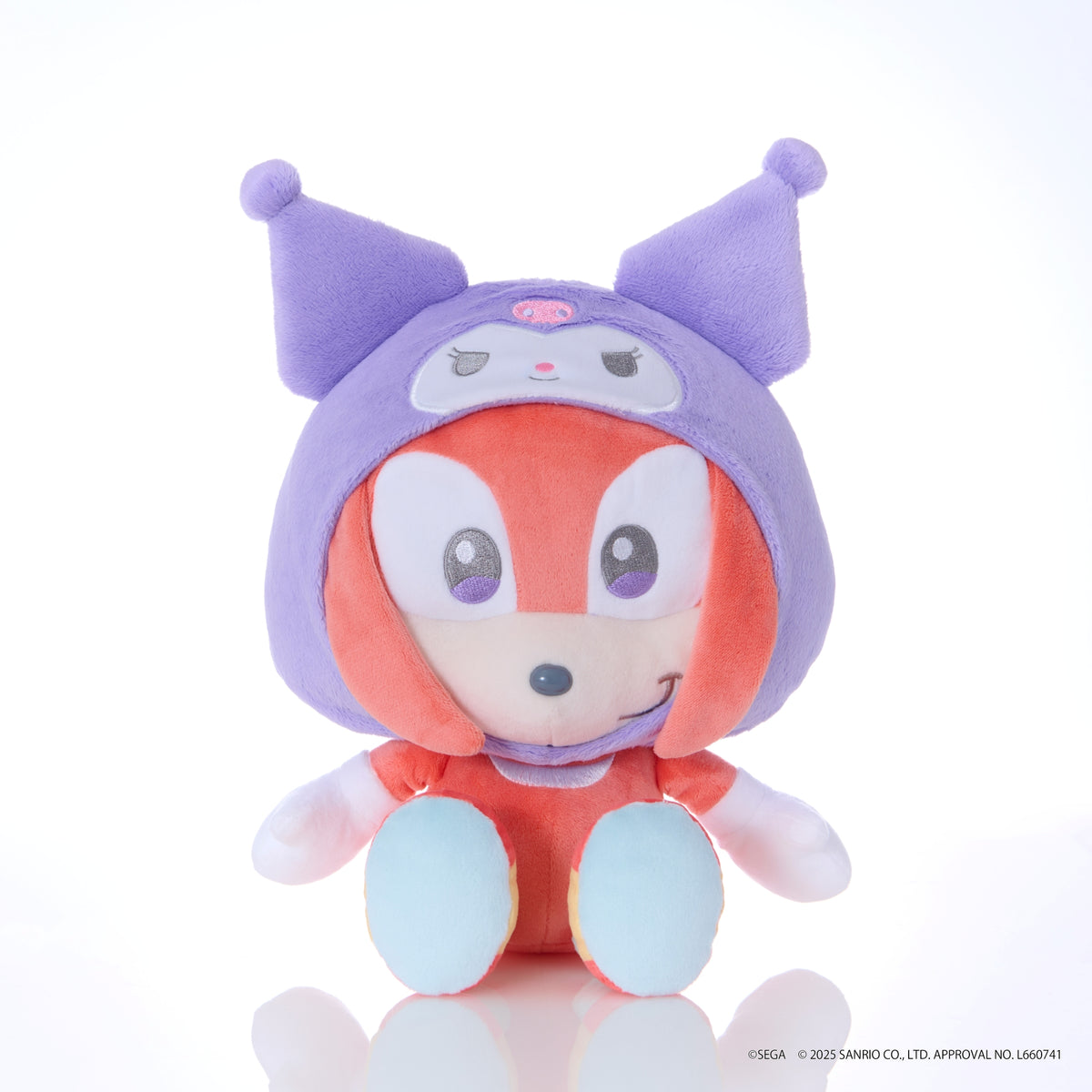 SONIC & FRIENDSX SANRIO - Knuckles X Kuromi - PlushToy (M) 24cm
