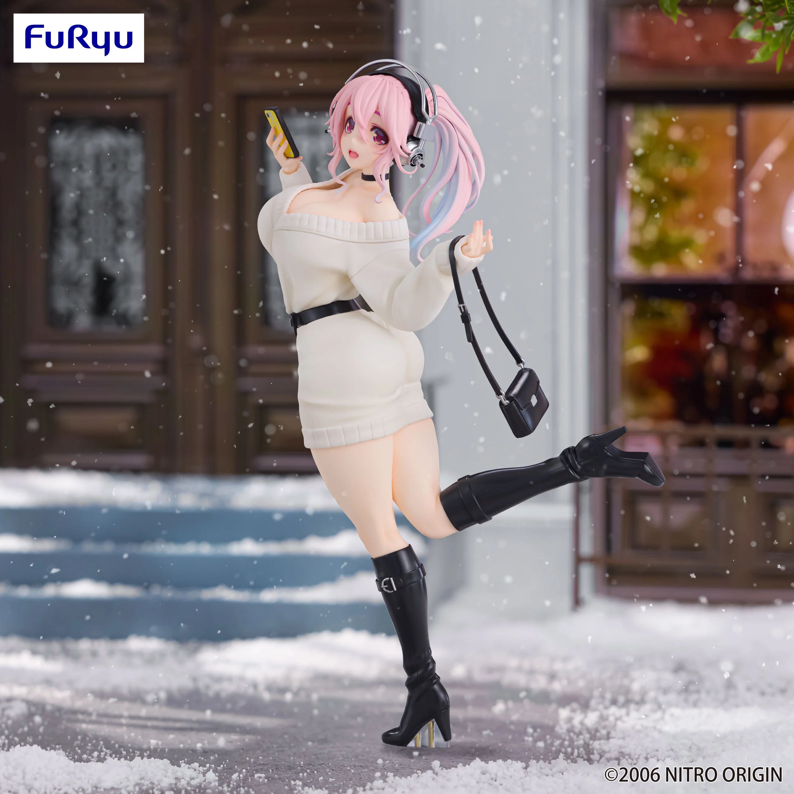 SUPER SONICO - Winter Memory - Statue Trio-Try-It 21cm