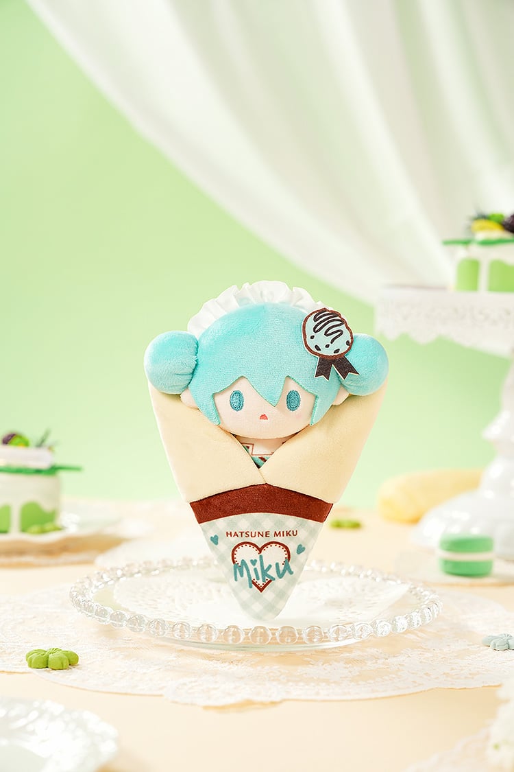 HATSUNE MIKU - Crêpe Mascot A - Keychain Pouch 15x17cm