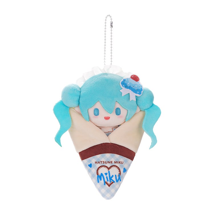 HATSUNE MIKU - Crêpe Mascot C - Keychain Pouch 15x17cm