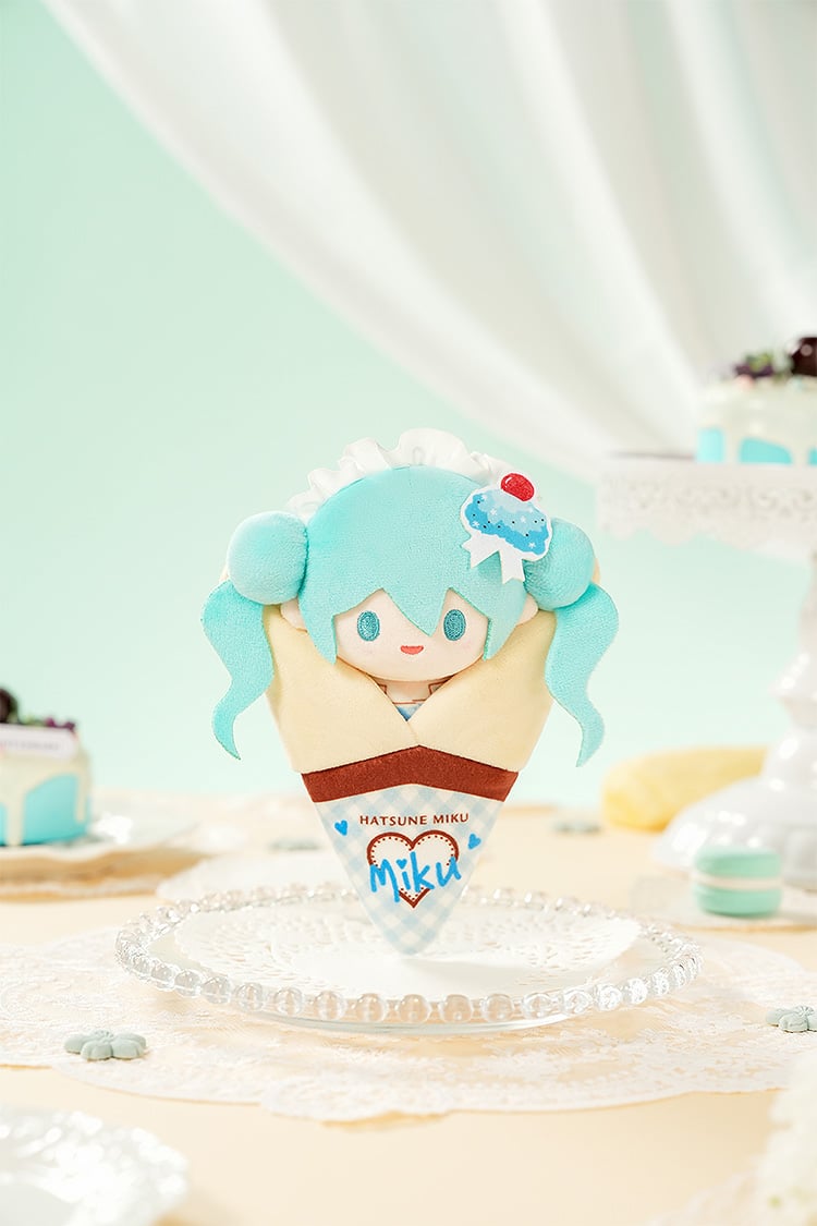 HATSUNE MIKU - Crêpe Mascot C - Keychain Pouch 15x17cm