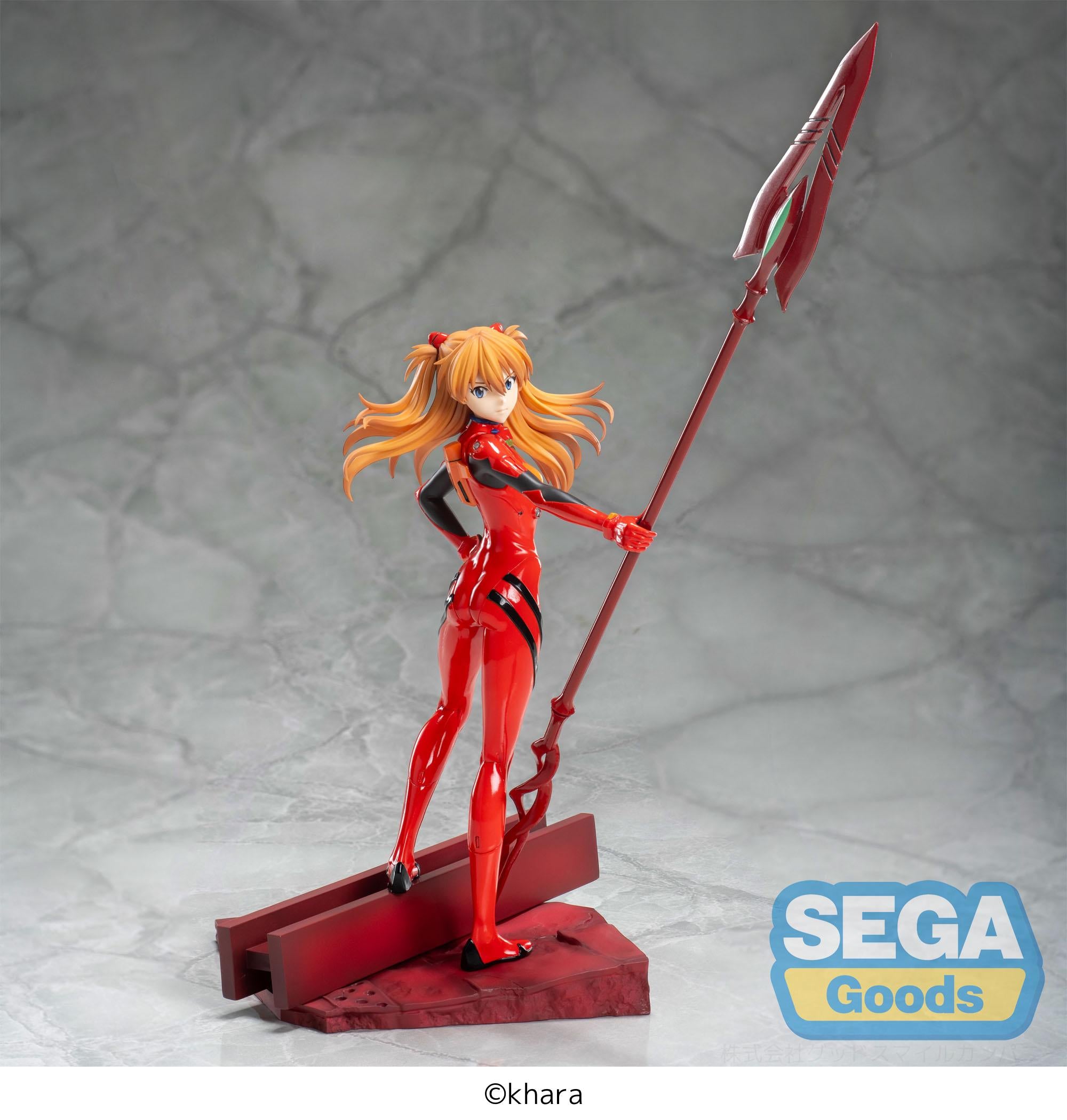 EVANGELION - Asuka X Spear of Cassius - Figure Luminasta 20cm
