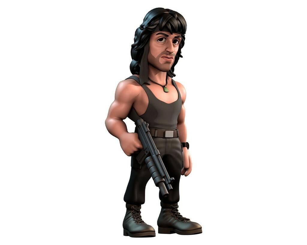 RAMBO 3 - Rambo en T-Shirt - Figurine Minix # 12cm