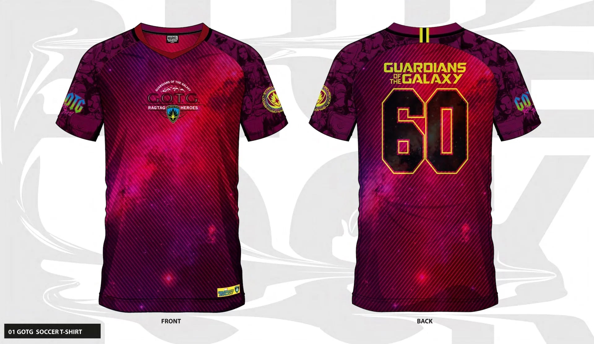 MARVEL - Guardians of the galaxy 60 - Soccer Jersey Men (M)