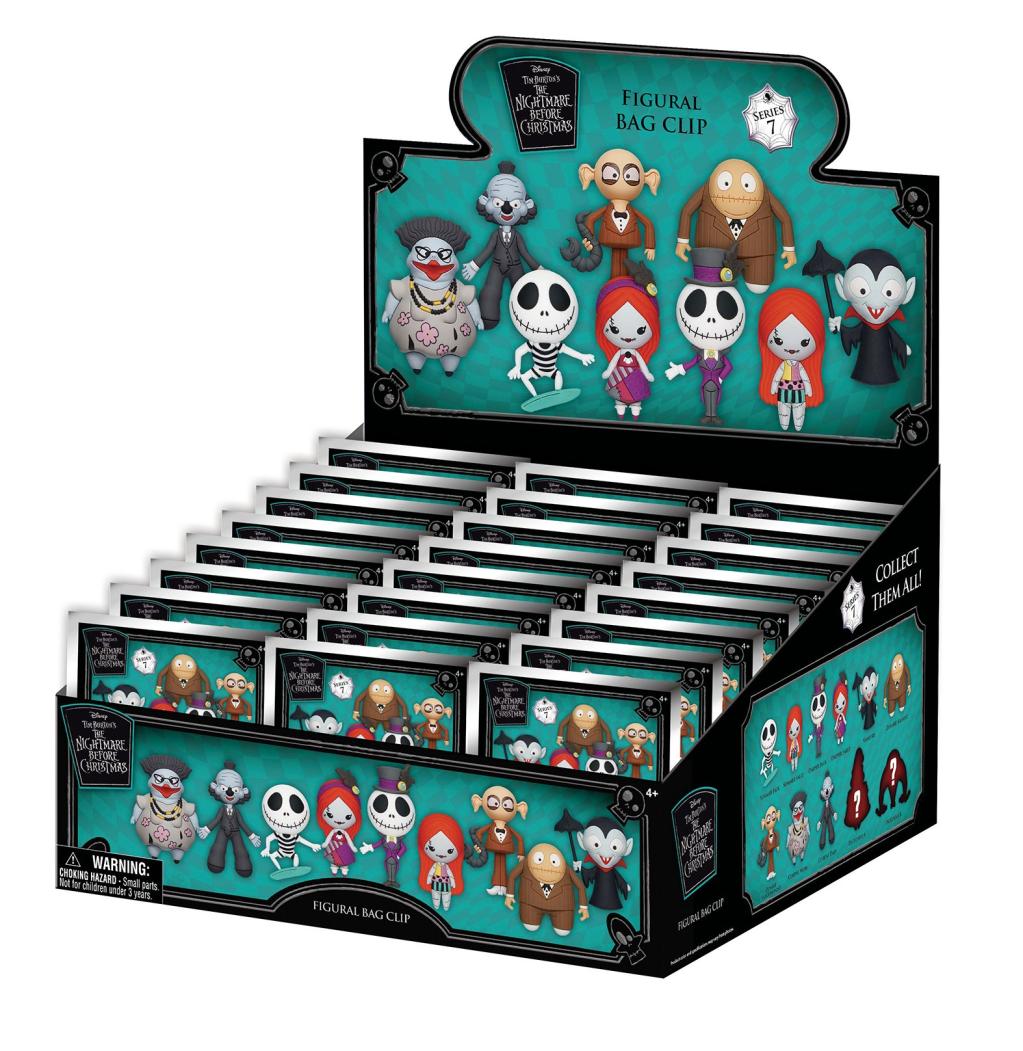 DISNEY - NBX Series 7 - 3D Foam Bag Clip (Display 24 Pcs)
