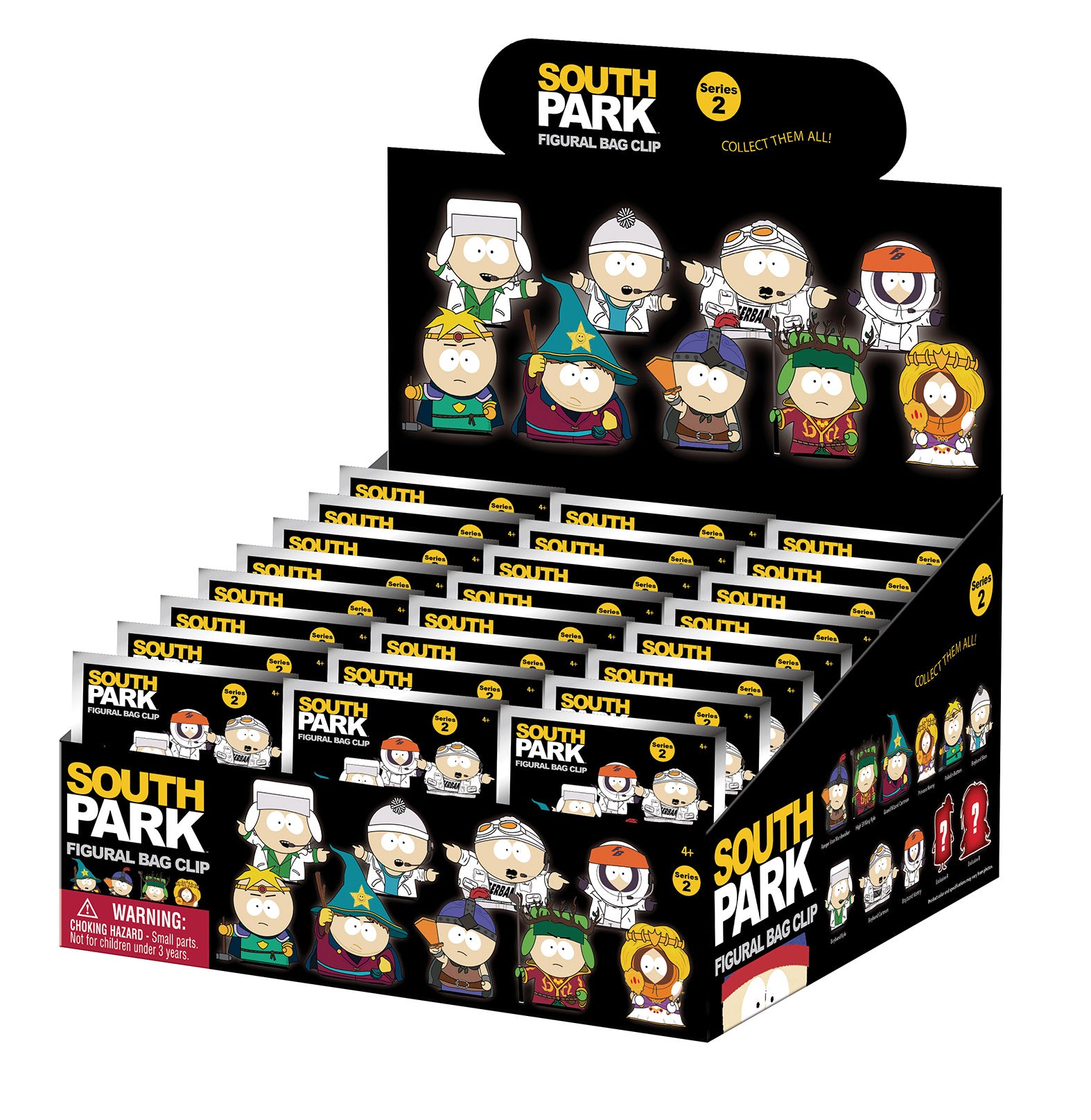 SOUTH PARK - Series 2 - 3D Foam Bag Clip (Display 24 Pcs)