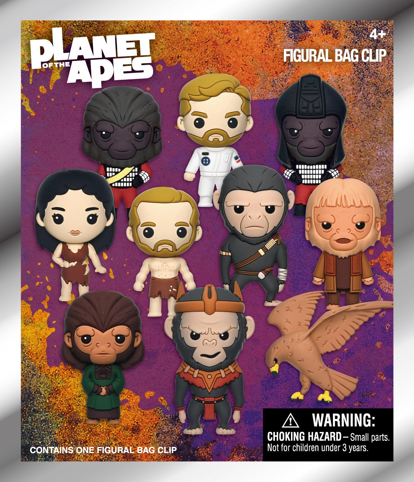 PLANET OF THE APES - Series 1 - 3D Foam Bag Clip (Display 24 Pcs)