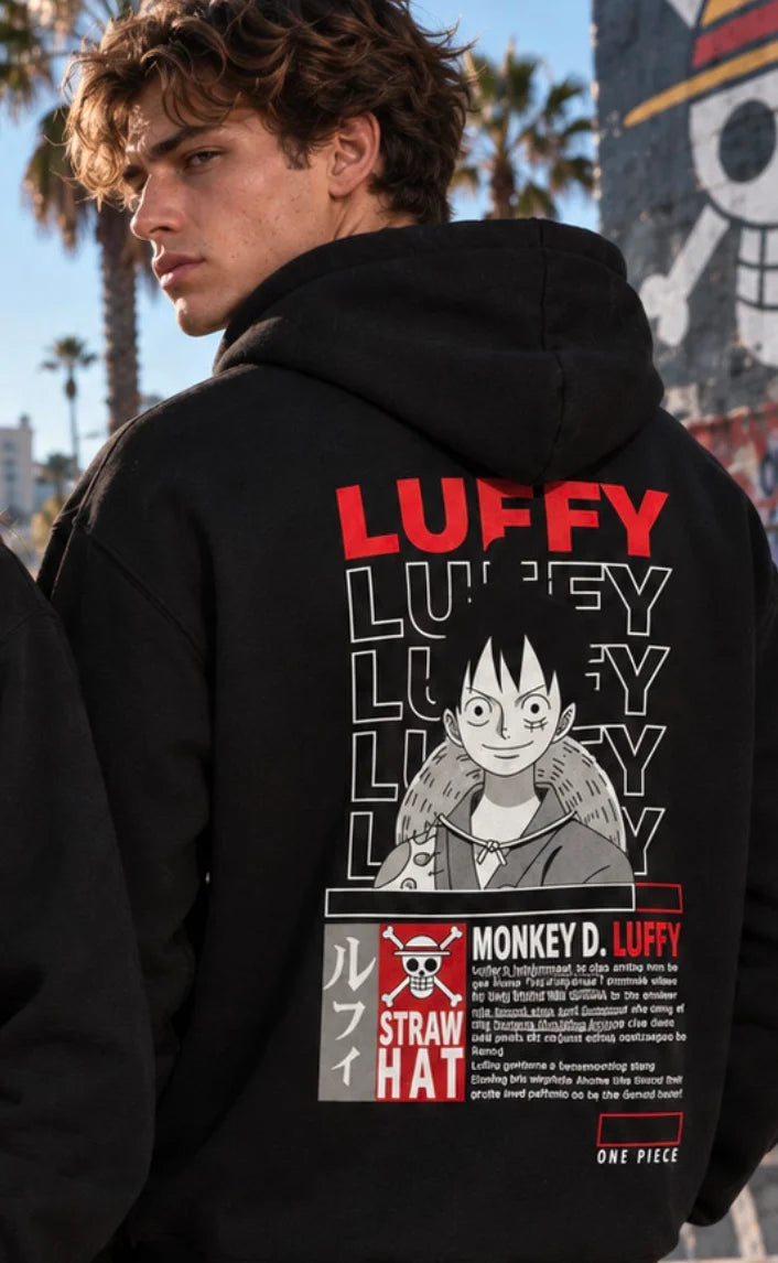 ONE PIECE - Luffy- Hooded Sweat (L)