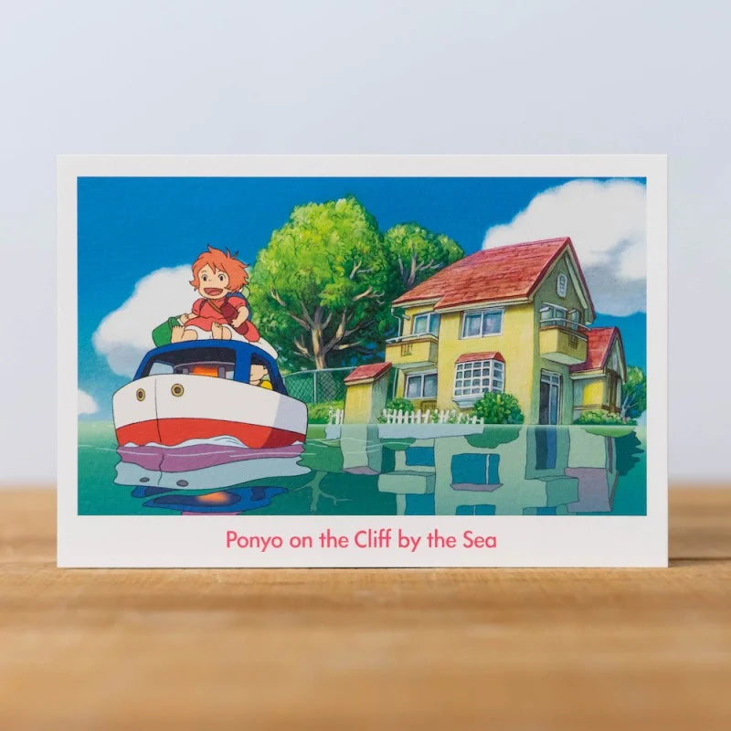 PONYO ON THE CLIFF - Postcard 14.8x1cm