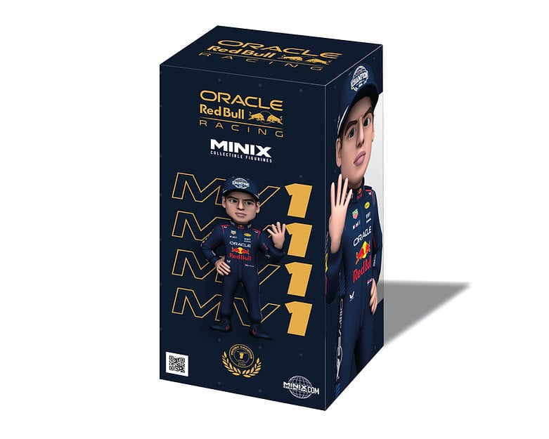 RED BULL - Max Verstappen "4 World Champion" - Figure Minix 12cm