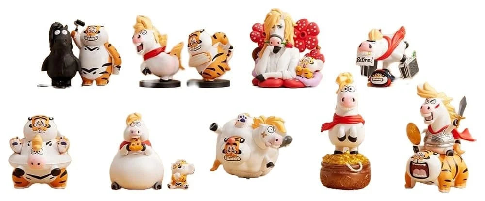 ALEXANDER THE FAT TIGER -Real crazy Horse Series -Blind Box 8 Fig. set