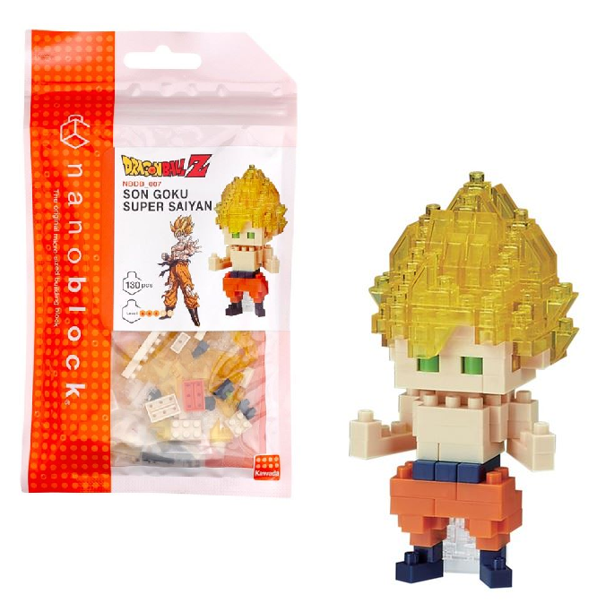 DRAGON BALL - Son Goku Super Saiyan - Figure Nanoblock 10cm