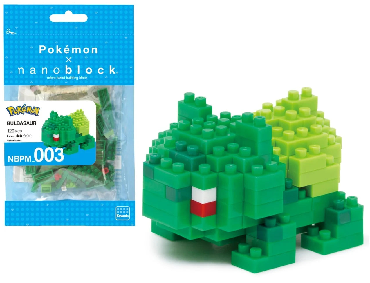 POKEMON - Bulbasaur - Figure Nanoblock 10cm
