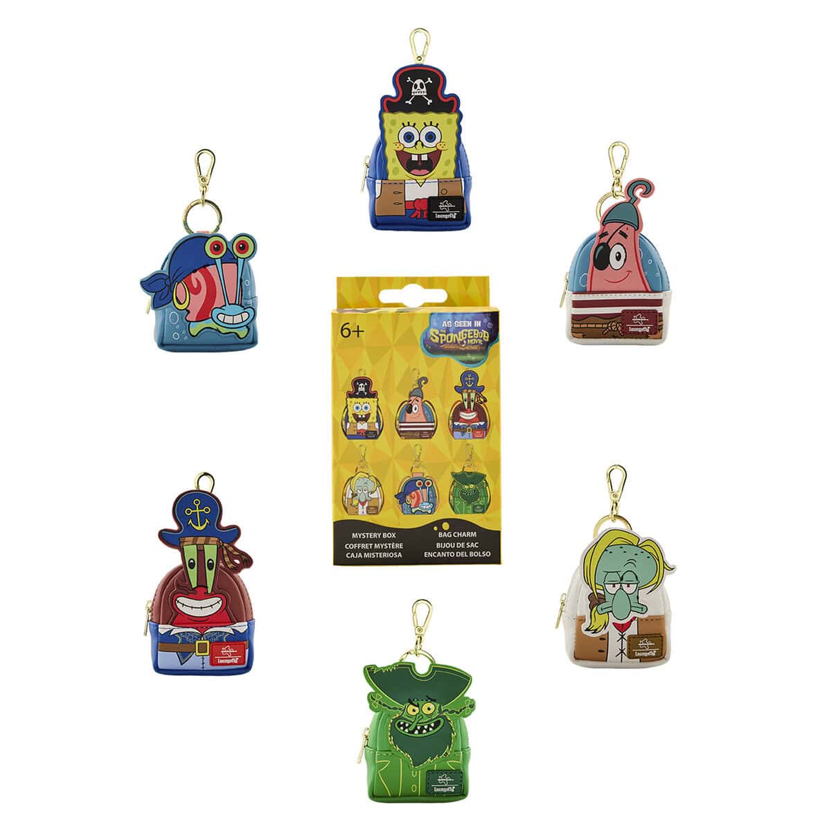 SPONGEBOB - Mini Backpack Bag Charm Loungefly Mystery Box