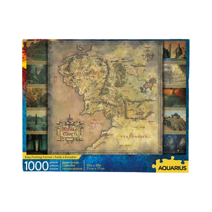 THE LORD OF THE RINGS - Map - Puzzle 1000P
