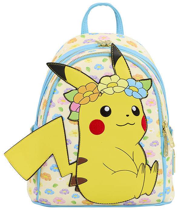 POKEMON - Pikachu Floral - Mini Backpack LoungeFly
