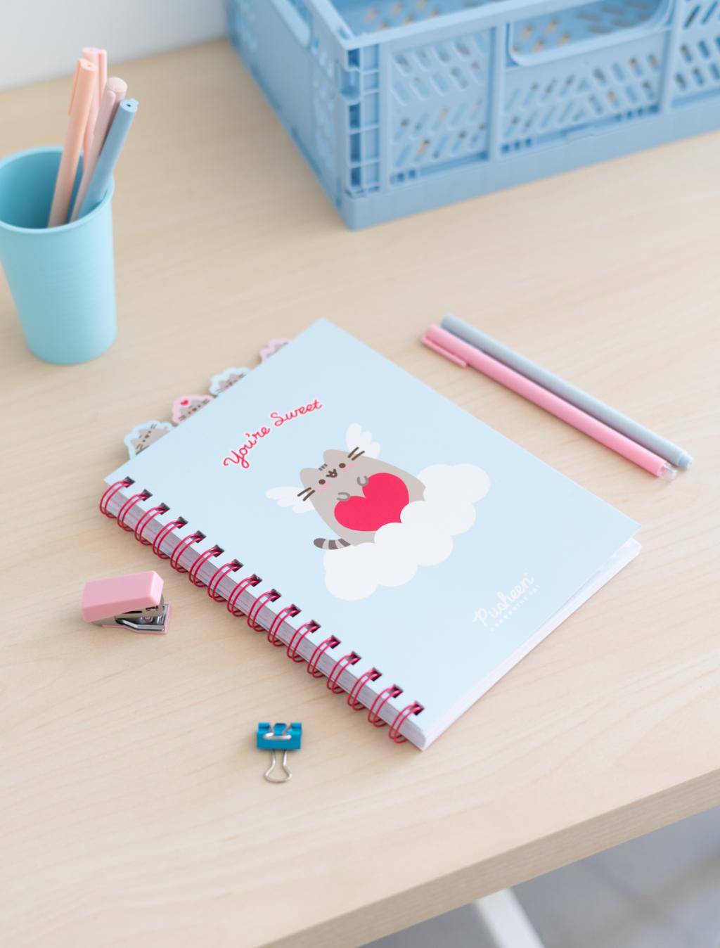 PUSHEEN - Notebook + Intercalaires - Format A5