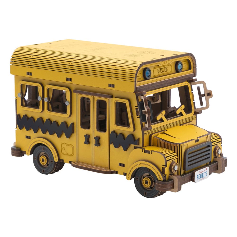 PEANUTS - School Bus - Wood Model Kit