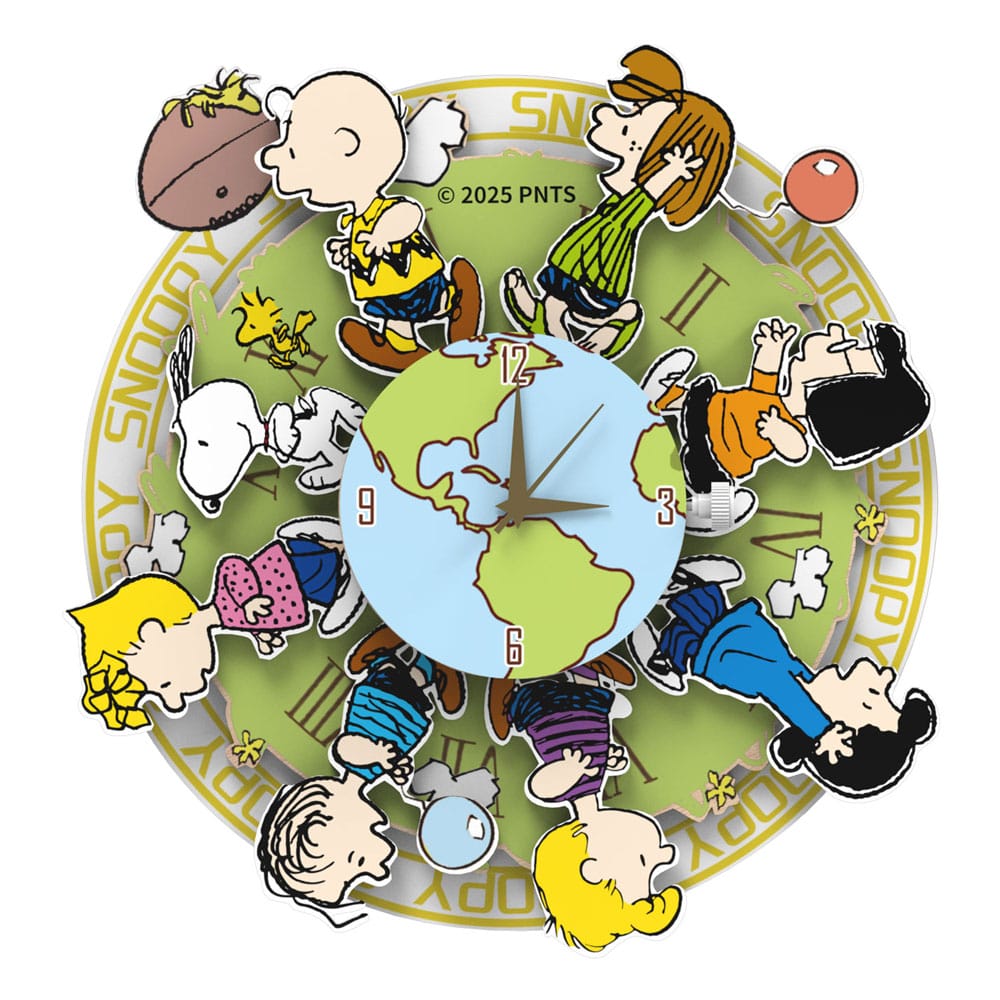 PEANUTS - Around The World - Wood Magnet