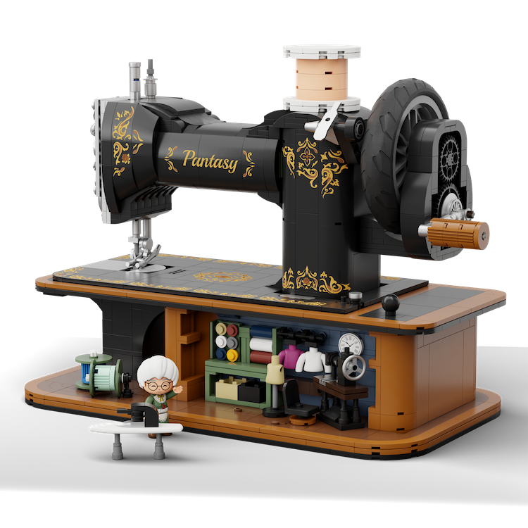 PANTASY - Hand Crank Sewing Machine - Building block 1152 pcs