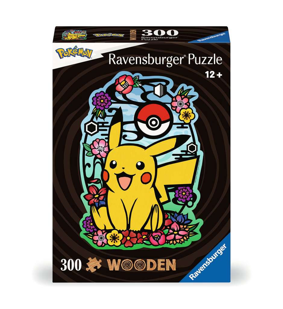 POKEMON - Pikachu - Wooden shape puzzle 300P