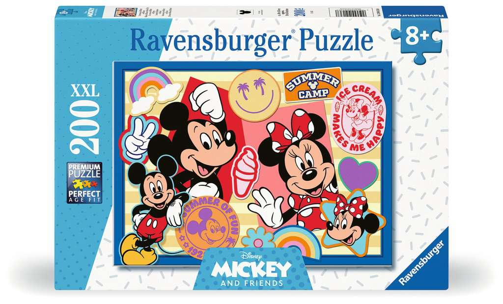 DISNEY - On the road with Mickey and Minnie - Puzzle 200P XXL