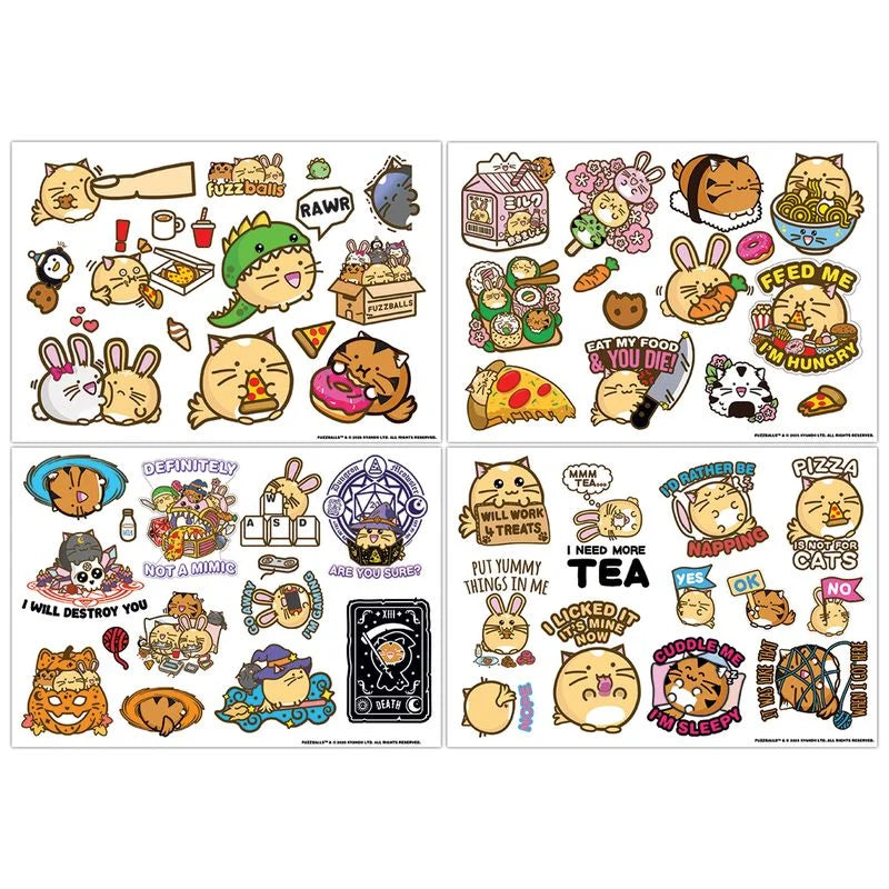 FUZZBALLS - Set of tech decals