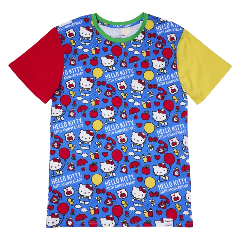 HELLO KITTY - 50th Anniversary - T-Shirt Unisex Loungefly (M)
