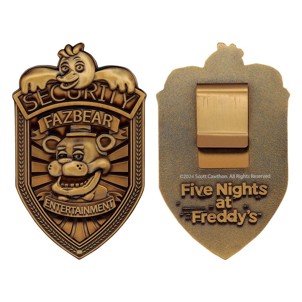 FIVE NIGHTS AT FREDDY'S - Replica Security Badge - Limited Edition