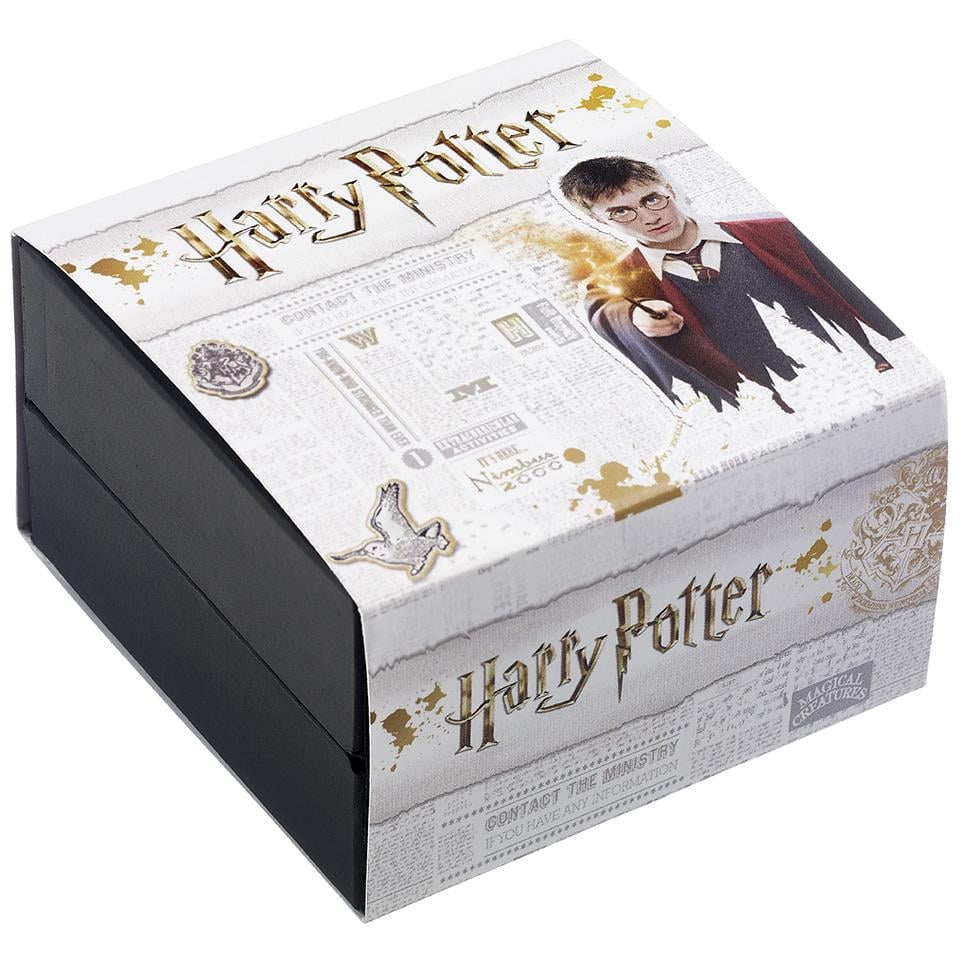 HARRY POTTER - Vif d'Or - Boucle d'Oreilles Argent Massif