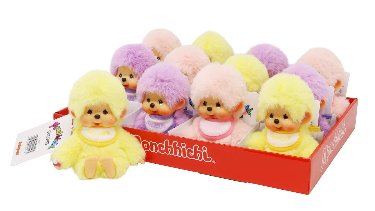 MONCHHICHI - Micro Pastel 14 cm (Assortiment 12 pcs)
