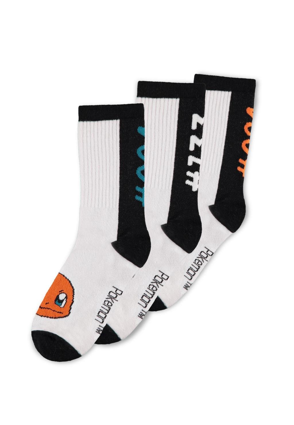 POKEMON - Trio - Pack de 3 Paires de Chaussettes Sport (T35-38)