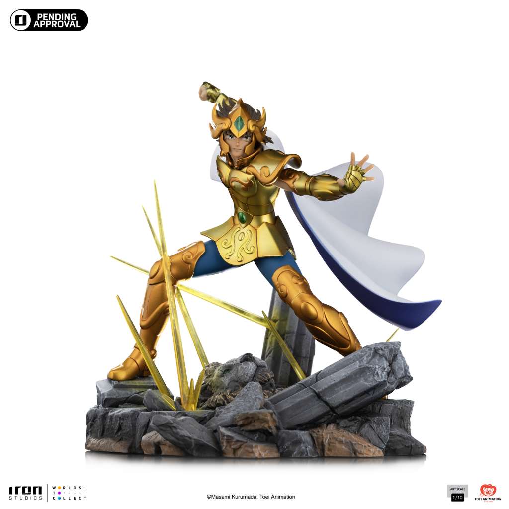 SAINT SEIYA - Leo Aiolia - Statue Art Scale 1/10 23cm